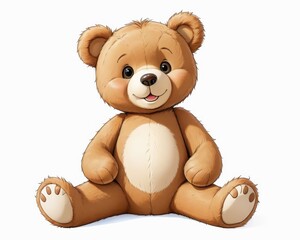 Fototapeta premium Adorable Teddy Bear Ready for Fun