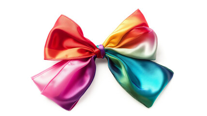 Colorful Bow isolated on a transparent background