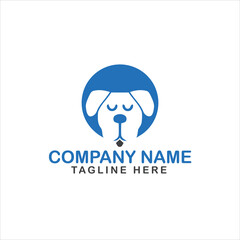 pet love logo design. pet care concept element. linear style symbol vector illustration.
