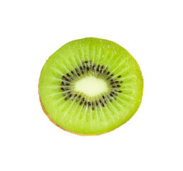 Slice of kiwi fruit transparent png
