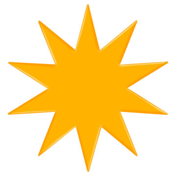 recommend clip art: Yellow star, star icon, isolation, star shape