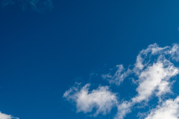 ５月の青空と雲