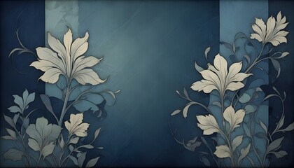 Clear Plain Shiny Warm Soft Vintage Bokeh Cloudy Wave Like Geometric Blue Background or Texture