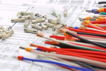 Fuses for protection of electrical loads and electrical installation tools in the electrical...
