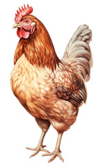 Fototapeta premium PNG Chicken poultry animal bird. AI generated Image by rawpixel.