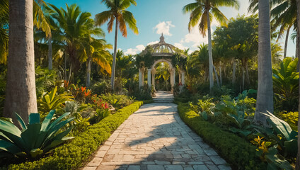 Fototapeta premium Stunning Garden of the Groves Bahamas national