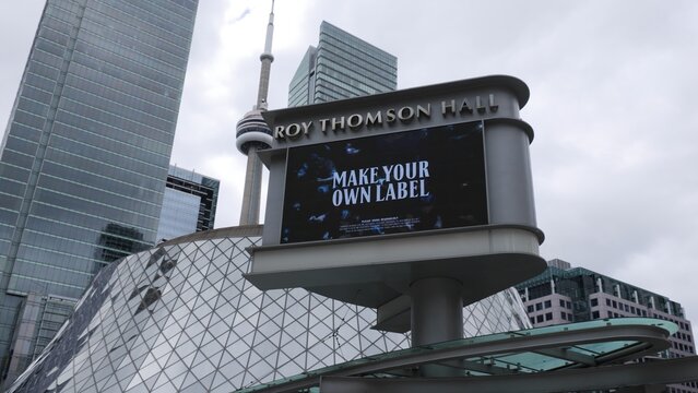 Roy Thompson Hall in Toronto Canada  - TORONTO, CANADA - APRIL 15, 2024