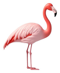 Fototapeta premium PNG Flamingo animal bird spoonbill. AI generated Image by rawpixel.