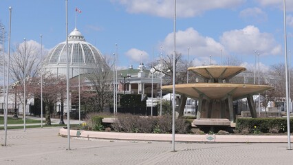Naklejka premium Exhibition Place in Toronto Canada - TORONTO, CANADA - APRIL 15, 2024