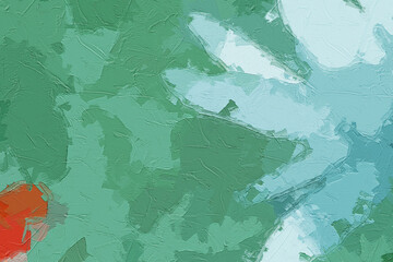 Oil paintings and various flowers, lotus leaves, cats, dogs, ponds, goldfish, and beautiful scenery