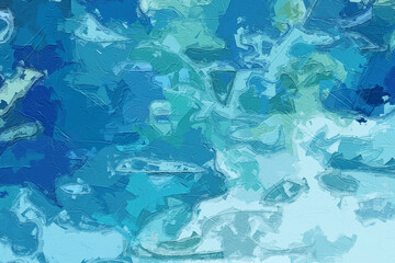 Oil paintings and various flowers, lotus leaves, cats, dogs, ponds, goldfish, and beautiful scenery