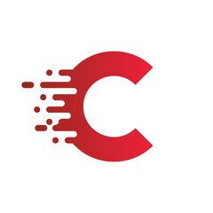 Letter C logo design template elements