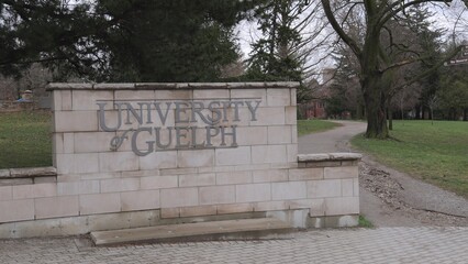 Obraz premium University of Guelph Ontario - GUELPH, CANADA - APRIL 13, 2024