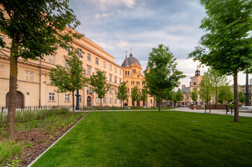 The city of Łódź - view of Freedom Square.  © Tomasz Warszewski