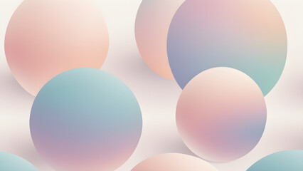 Pastel colored circular sphere, geometric graphic diagram that can be used as presentation background material