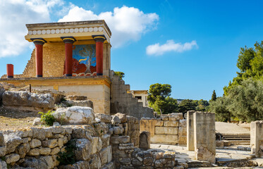 Palace of Knossos, Crete, Greece.