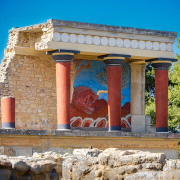 Palace of Knossos, Crete, Greece.