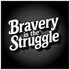 bravery in the struggle breast cancer awareness month in October. Realistic pink ribbon symbol. Vector illustration