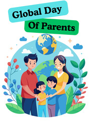 Global Day of Parents illustration vector
