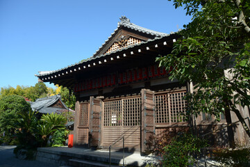 秋の赤山禅院　雲母不動堂　京都市左京区
