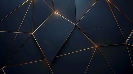 blue abstract background with gold line light rays