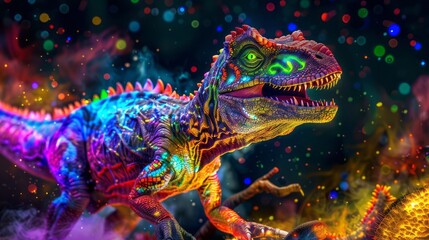 An Explosion of Colors: A Lavish Look at the Luminous Dinosaurs.