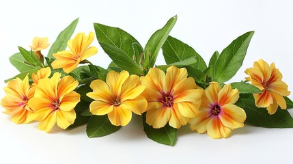 A beautiful arrangement of yellow and orange flowers