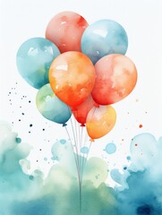 Floating Bunch of Balloons