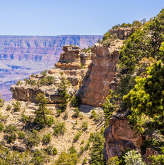  View of Grand Canyon South Rim, Grand Canyon National Park - Arizona - USA