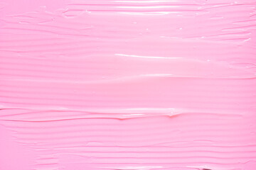 Liquid gel cosmetic smudge pink