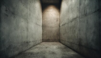 a concrete wall with a highlight of a central part light concrete wall - Powered by Adobe
