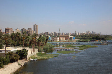 Obraz premium the nile and land