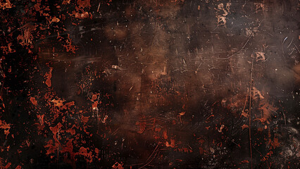 Spooky Christmas: A Grungy Old Brown Christmas Background