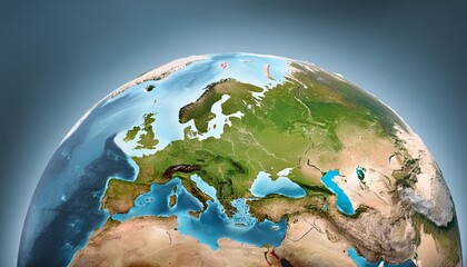 planet earth europe map