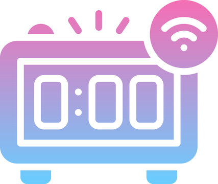 recommend clip art: Digital clock icon