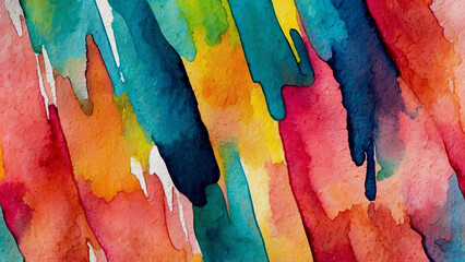 Obraz premium background of paint brush strokes on a painting canvas