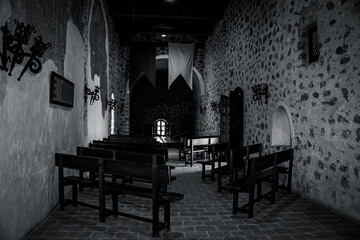 Photographs of old windmills in Castilla La Mancha