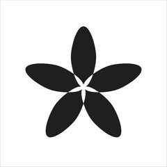 flower vector icon line template