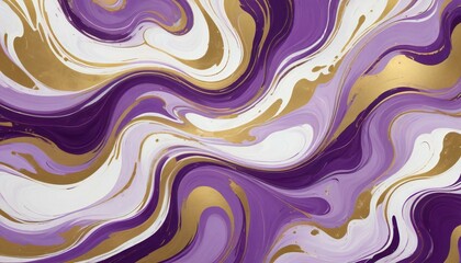 Obraz premium Vibrant Colorful Marble Texture With Gold Abstract Background