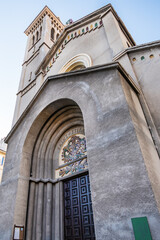 Eglise Saint-Etienne de Nice (Saint Stephen's Church) church is dedicated to Saint Stephen. Nice, France.