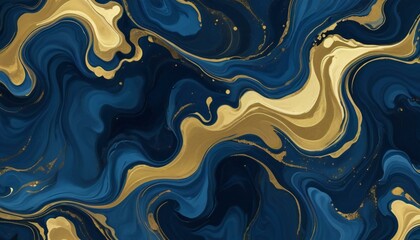 Fototapeta premium Vibrant Colorful Marble Texture With Gold Abstract Background