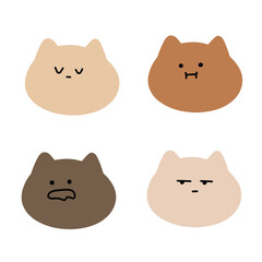 Adorable Cat Illustrations | Cute Hand Drawings | For Creative Projects | Minimalist Design