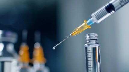 Needle syringe biopsy sample