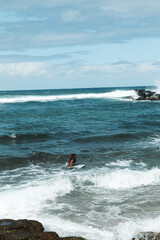 surfer on the beach