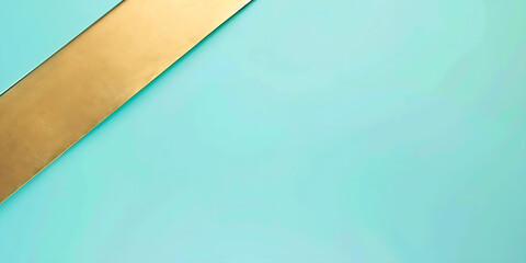 Turquoise and gold abstract background