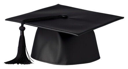PNG  Graduation cap white background intelligence certificate
