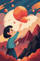 In Search of the Sky: A Girl, the Sun and a Mountain Peak