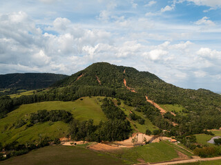 Vale V&ecirc;neto, S&atilde;o Jo&atilde;o do Polenise , Rio Grande do Sul, Brasil. Floods in South of Brazil.