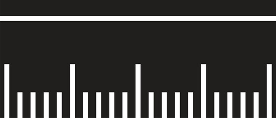 ruler vector icon line temlate