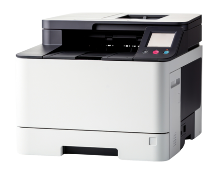 PNG Office printer white background photocopier electronics.